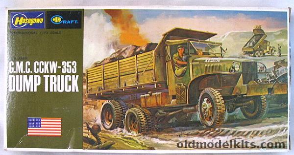 Hasegawa 1/72 GMC CCKW-353 Dump Truck, 722 plastic model kit